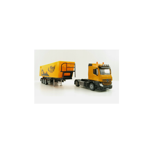 Ciężarówka z wywrotką Fliegl trailer model metalowy SIKU S3537Ciężarówka z wywrotką Fliegl trailer model metalowy SIKU S3537